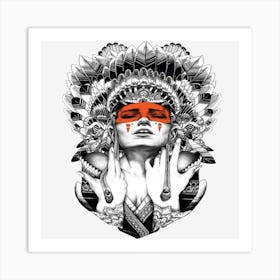 Indian Native Americans In The United State Art Print