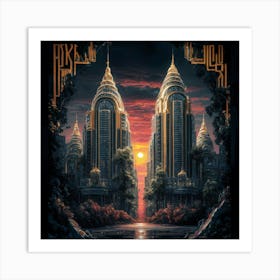 Dark City Art Print