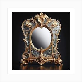 Ornate Mirror Art Print