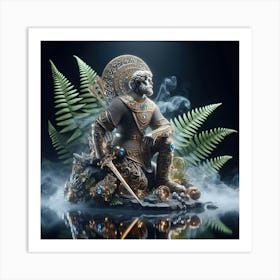 King Of The Gods Art Print