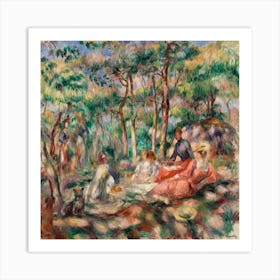 Picnic (1893, Pierre Auguste Renoir Art Print