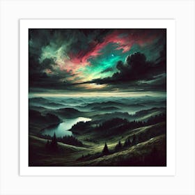 Aurora Sky Art Print