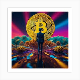 Bitcoin Art Print