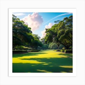 Singapore Landscape Art Print