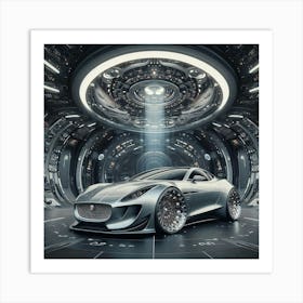 Jaguar F-Type Concept 4 Art Print