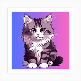 cute kitten 10 Art Print