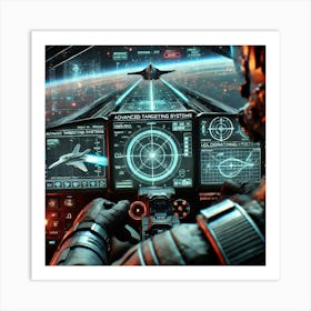 Scorpio Class Interceptor Targeting Systems Art Print