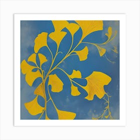 Ginkgo Leaves 1 Art Print