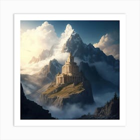 Home of the Gods Art Print