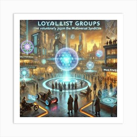 A Depiction Of Loyalist Groups, Populations That V Art Print