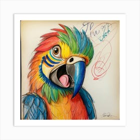 Parrot 53 Art Print