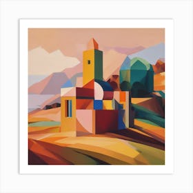 Church In The Mountains Art Print