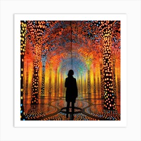 Kaleidoscope Forest 3 Art Print