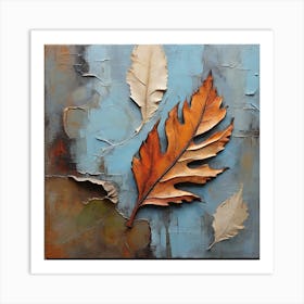 Aging leaf 3 Art Print