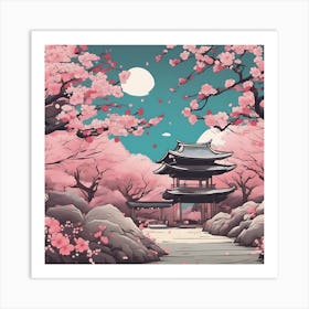 Sakura Symphony Art Print