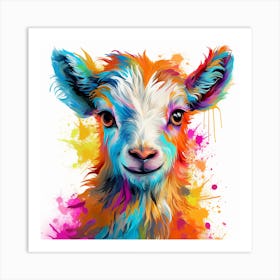 Zodiac Signs - Goat Art Print