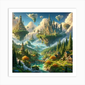 Fairytale Castle 1 Art Print