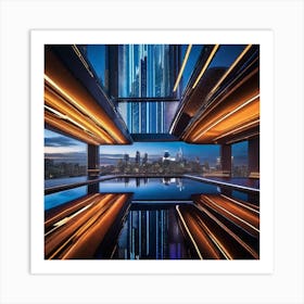 London Skyline Art Print