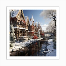 Winter Scene Art Print