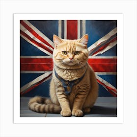 British Cat Art Print