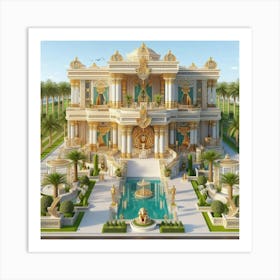 Egyptian Palace 1 Art Print