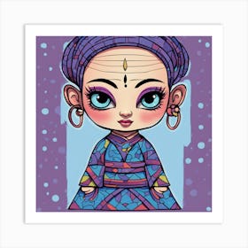 Asian Girl 15 Art Print