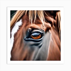 Eye Of A Horse 2 Art Print