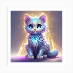 Cute Kitten 3 Art Print