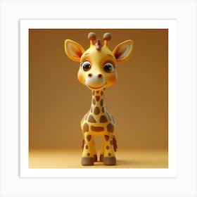 Giraffe 74 Art Print
