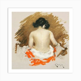 Back Of A Woman 1 Art Print