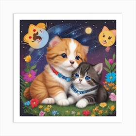 Cute Kittens 1 Art Print