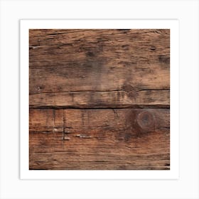 Old Wood Texture 7 Art Print