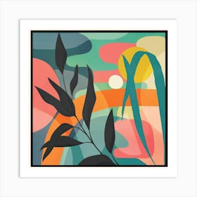 Sunrise Garden 4 Art Print