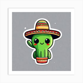 Cute Cactus 4 Art Print