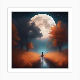 Harvest Moon Dreamscape 5 Art Print