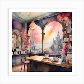 Coffee Shop 1 Art Print