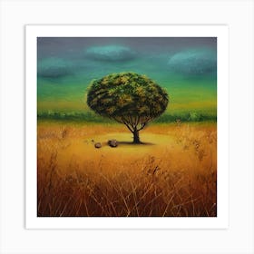 Solo Tree Art Print