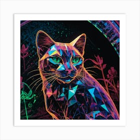 Cat Art Art Print