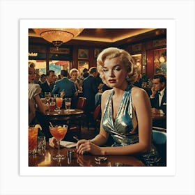 M M in Rick's Café Art Print