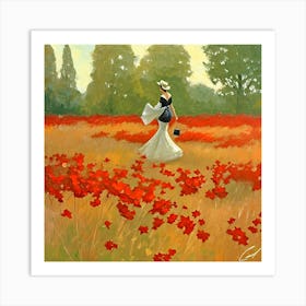 Poppy Field Art Print