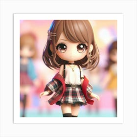 Kawaii Doll Art Print