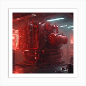 Cyberpunk Art Art Print