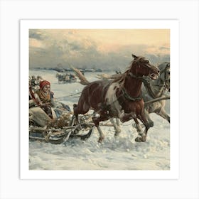 Sleigh 2 5 Art Print