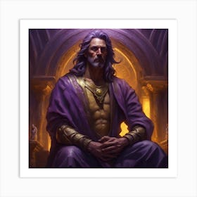 King Of The Gods Art Print