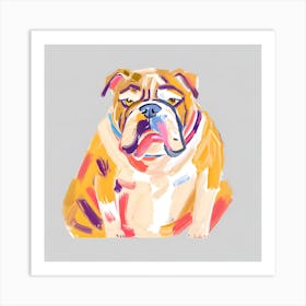 Bulldog 04 Art Print