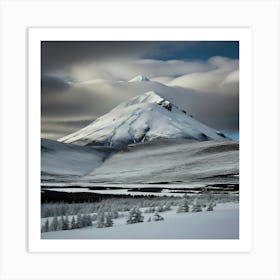 Iceland Mountain Art Print