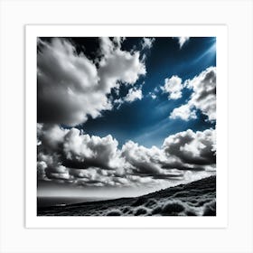 Cloudy Sky 17 Art Print