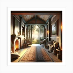 Cabin In The Woods 2 Art Print