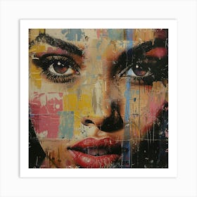 'The Face Of A Woman' 1 Art Print