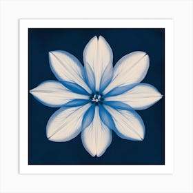 Blue Flower 5 Art Print